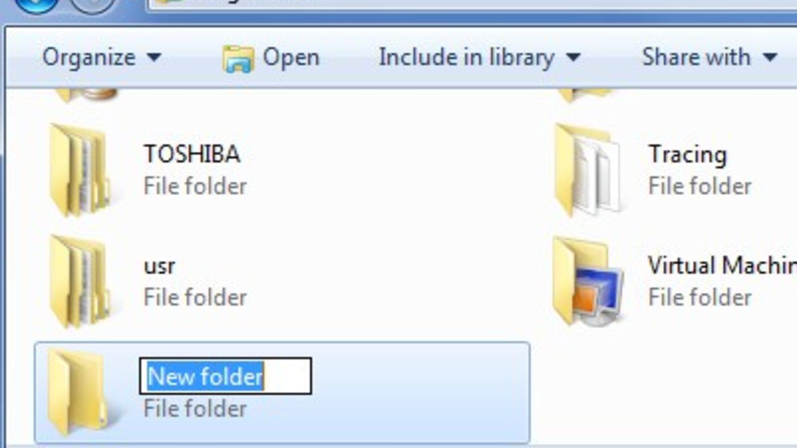 How To Create Folder With Keyboard